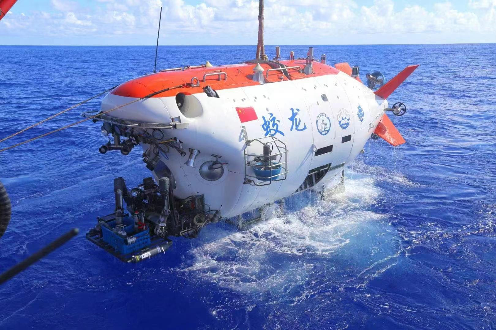 The Jiaolong. (Photo provided by the China Deep Ocean Affairs Administration) 